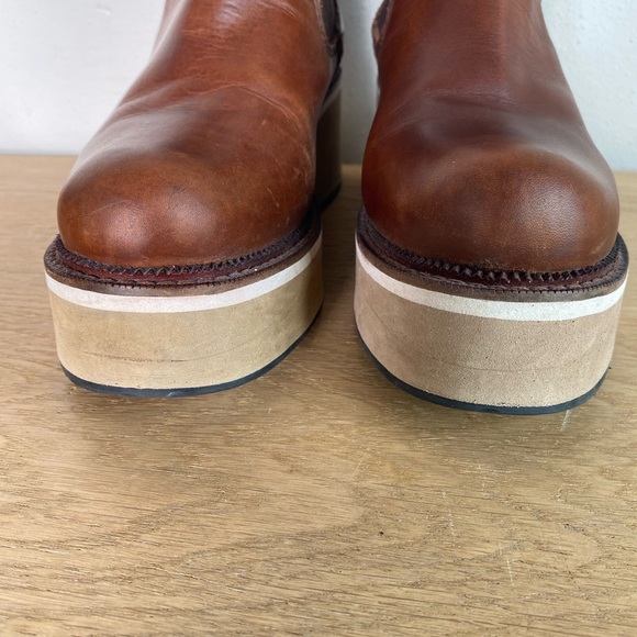 Leather Platform Chelsea Boots Diba True She Nah - Picture 11 of 11